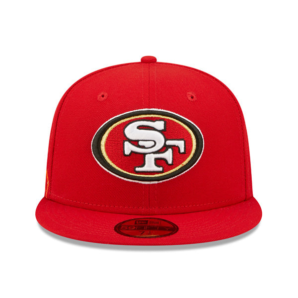 San Francisco 49ers New Era Exclusive CLOUD ICON 59Fifty Fitted Hat - Red