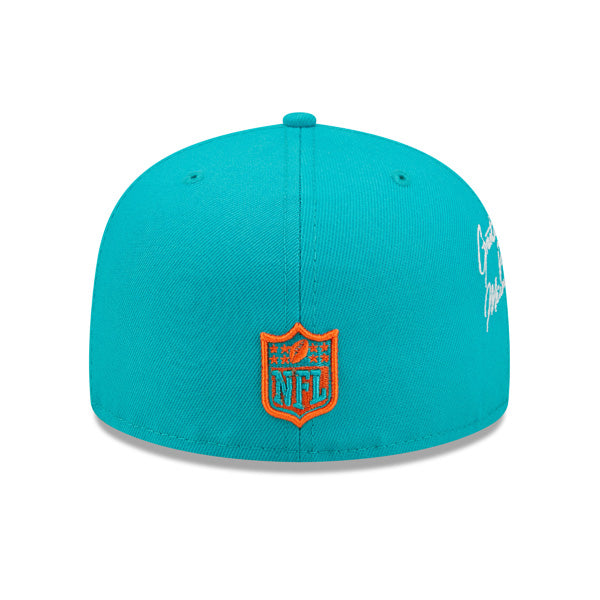 Miami Dolphins New Era Exclusive CLOUD ICON 59Fifty Fitted Hat - Aqua