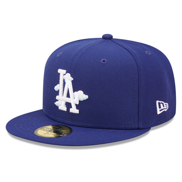 Los Angeles Dodgers 2020 World Series New Era Exclusive COMIC CLOUD 59Fifty Fitted Hat - Royal/Sky Bottom