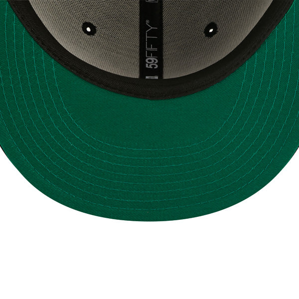 New York Yankees 1977 WORLD SERIES Exclusive New Era 59Fifty Fitted Hat - Navy/White/Green Bottom