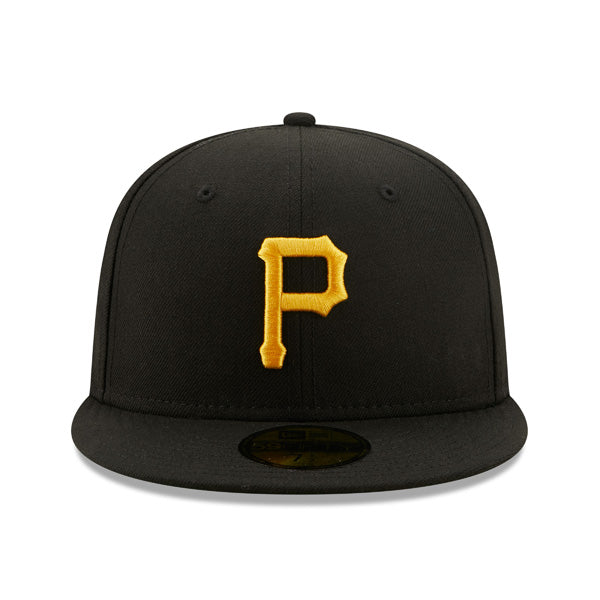 Pittsburgh Pirates 1960 WORLD SERIES Exclusive New Era 59Fifty Fitted Hat - Black/Green Bottom