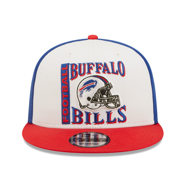 Buffalo Bills New Era HELMET HIT 9Fifty Snapback NFL Hat – White/Royal/Red