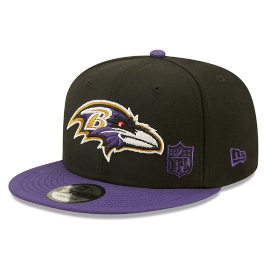 Baltimore Ravens New Era BACK SCRIPT 9Fifty Snapback NFL Hat