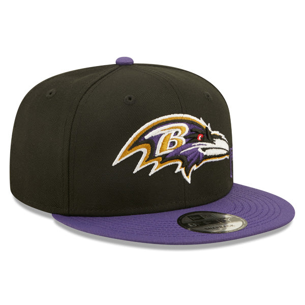 Baltimore Ravens New Era BACK SCRIPT 9Fifty Snapback NFL Hat