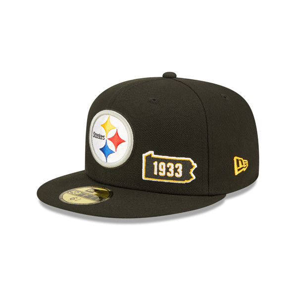 Pittsburgh Steelers New Era TEAM IDENTITY Exclusive NFL Fitted 59Fifty Hat