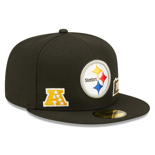 Pittsburgh Steelers New Era TEAM IDENTITY Exclusive NFL Fitted 59Fifty Hat