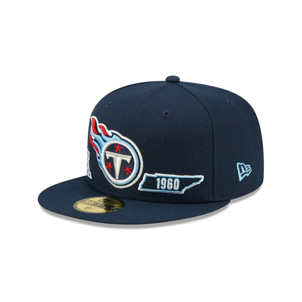 Tennessee Titans New Era TEAM IDENTITY Exclusive NFL Fitted 59Fifty Hat
