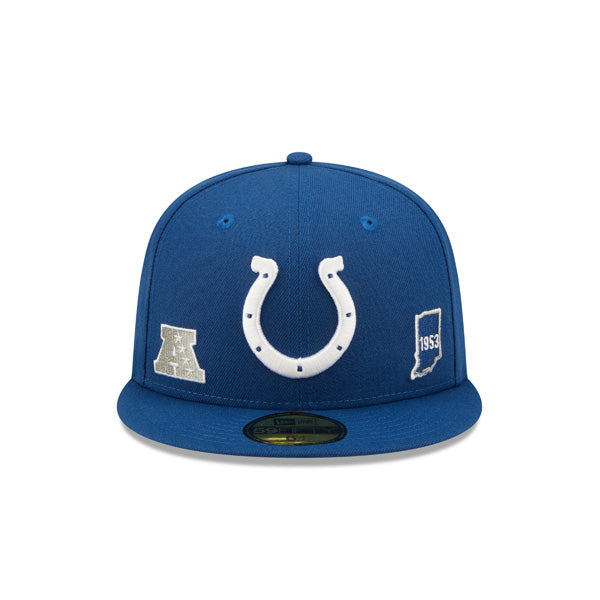Indianapolis Colts New Era TEAM IDENTITY Exclusive NFL Fitted 59Fifty Hat