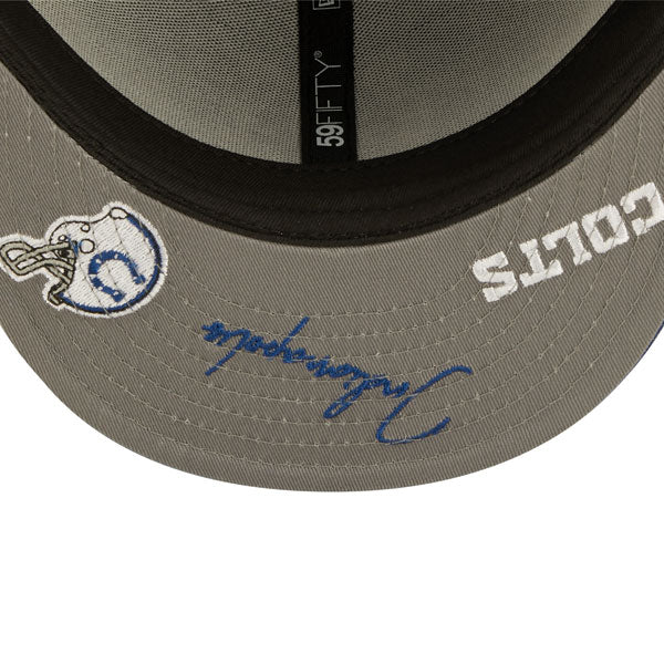 Indianapolis Colts New Era TEAM IDENTITY Exclusive NFL Fitted 59Fifty Hat