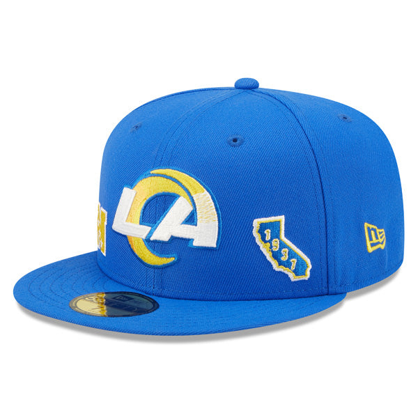 Los Angeles Rams New Era TEAM IDENTITY Exclusive NFL Fitted 59Fifty Hat