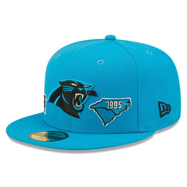Carolina Panthers New Era TEAM IDENTITY EXCLUSIVE NFL Fitted 59Fifty Hat