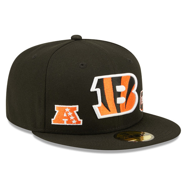 Cincinnati Bengals New Era TEAM IDENTITY Exclusive NFL Fitted 59Fifty Hat
