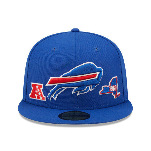 Buffalo Bills New Era TEAM IDENTITY Exclusive  NFL Fitted 59Fifty Hat