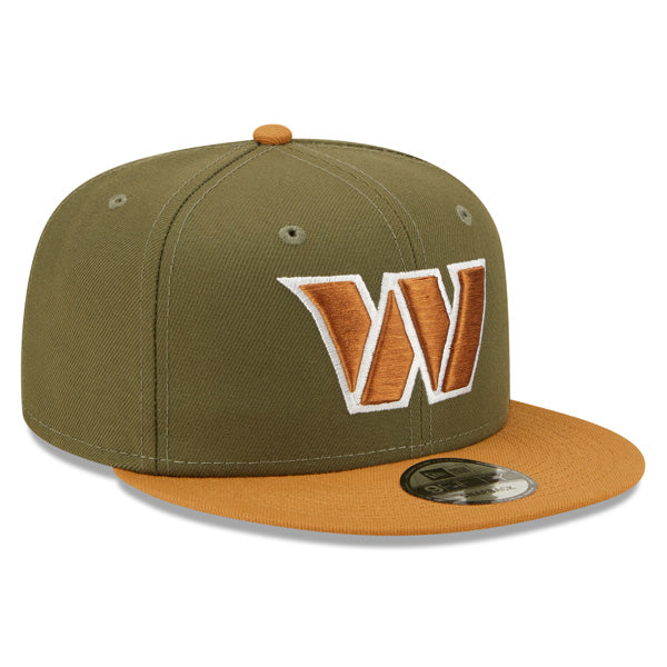 Washington Commanders New Era EXCLUSIVE 9Fifty Snapback NFL Hat – Army/Bronze
