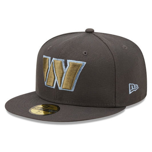 Washington Commanders NFL Exclusive New Era 59FIFTY Fitted Hat -Charcoal/Army/Sky