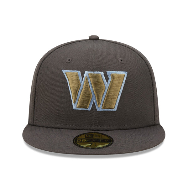 Washington Commanders NFL Exclusive New Era 59FIFTY Fitted Hat -Charcoal/Army/Sky