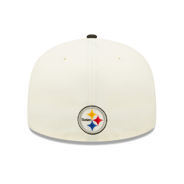 Pittsburgh Steelers New Era 2022 NFL Sideline 59FIFTY Fitted Hat - Chrome/Black