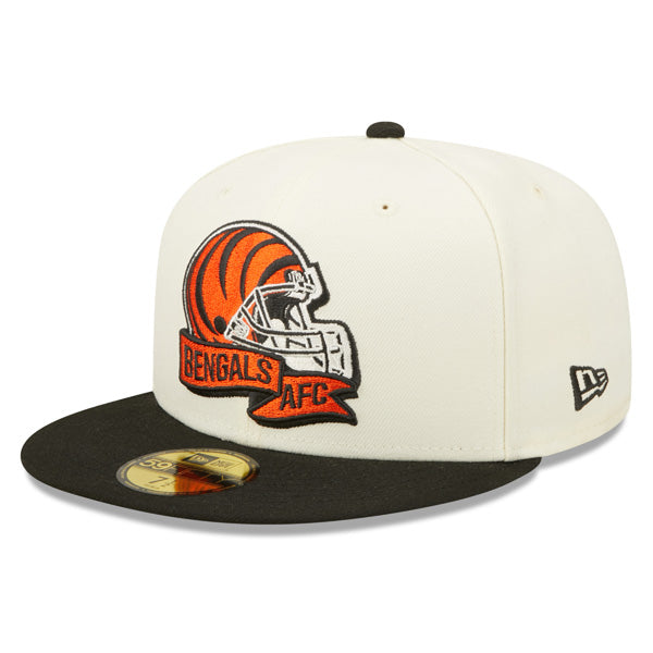 Cincinnati Bengals New Era 2022 NFL Sideline 59FIFTY Fitted Hat - Chrome/Black