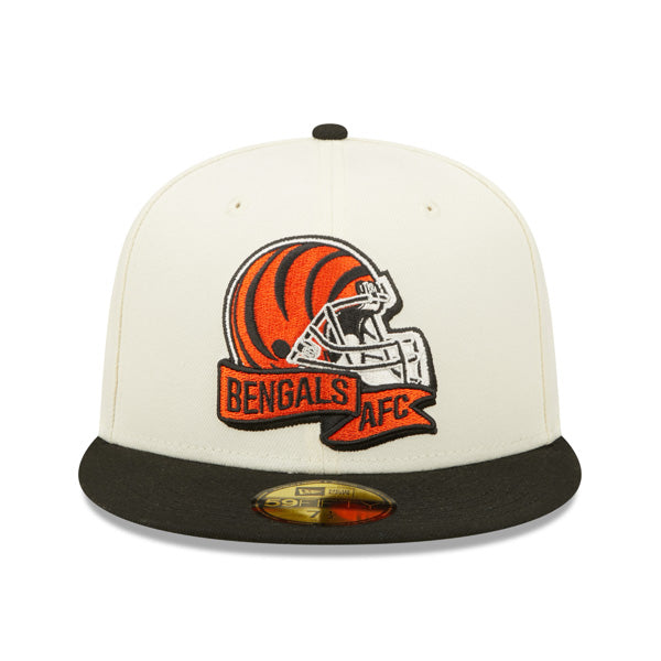 Cincinnati Bengals New Era 2022 NFL Sideline 59FIFTY Fitted Hat - Chrome/Black