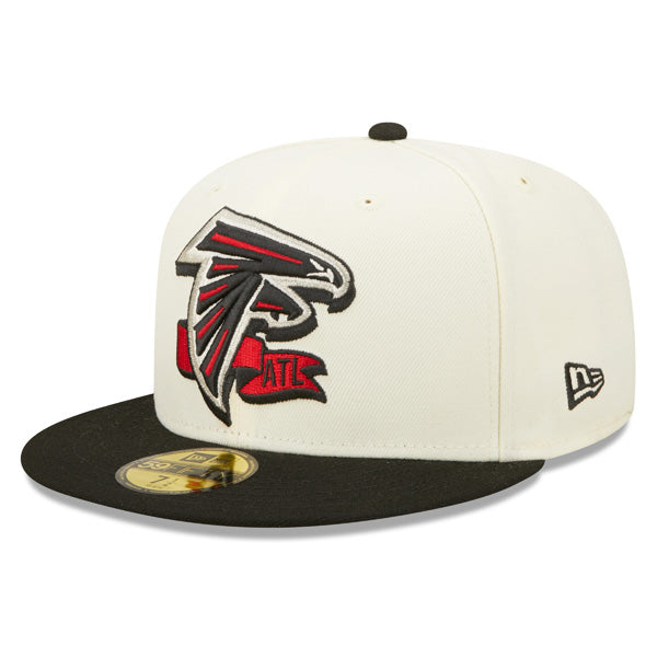 Atlanta Falcons New Era 2022 NFL Sideline 59FIFTY Fitted Hat - Chrome/Black