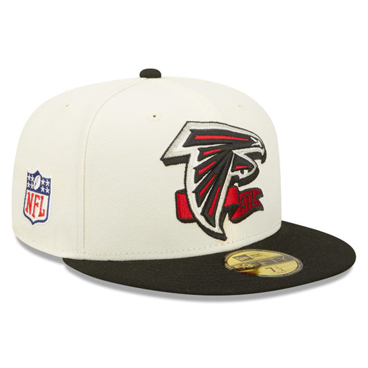 Atlanta Falcons New Era 2022 NFL Sideline 59FIFTY Fitted Hat - Chrome/Black