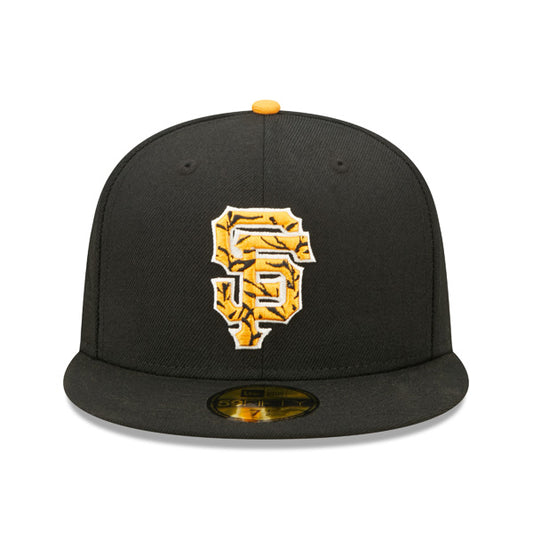 San Francisco Giants New Era 2012 World Series TIGERFILL 59Fifty FitteSerd Hat - Black/Orange