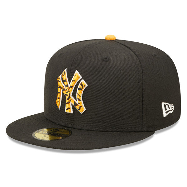 New York Yankees New Era 1996 World Series TIGERFILL 59Fifty Fitted Hat - Black/Orange