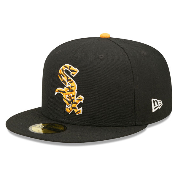 Chicago White Sox New Era 2005 World Series TIGERFILL 59Fifty Fitted Hat - Black/Orange