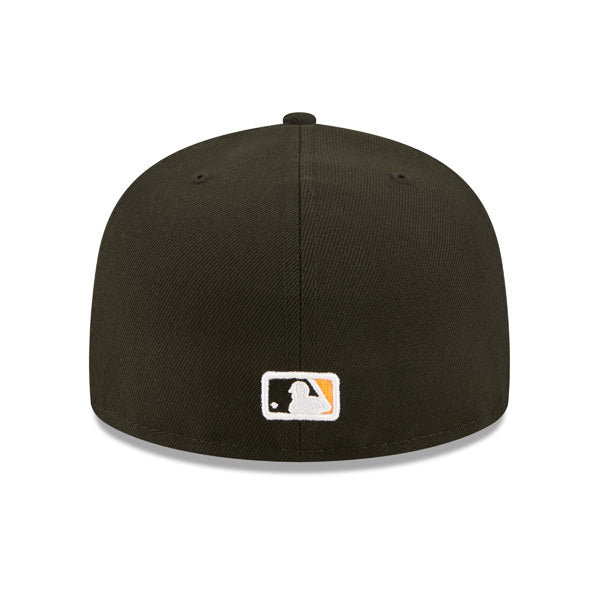 Washington Nationals 2019 Exclusive SUPER POP New Era Fitted 59Fifty MLB Hat -Black/Neon Orange