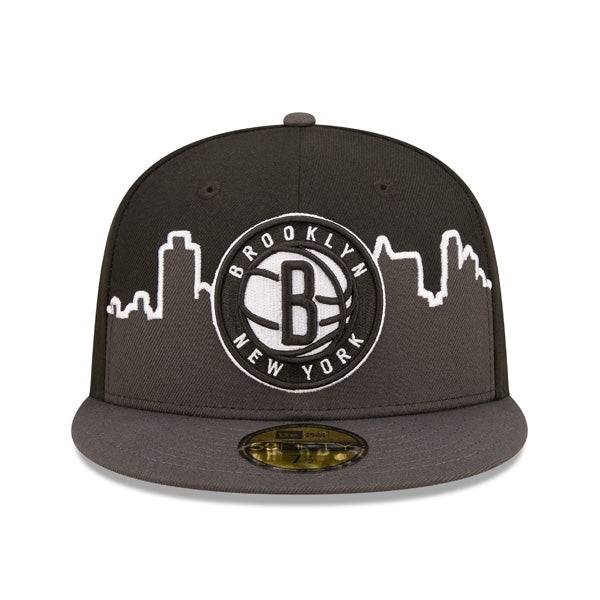 Brooklyn Nets New Era 2022 NBA Tip-Off 59FIFTY Fitted Hat - Gray/Black