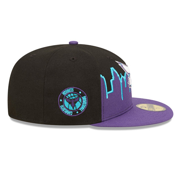 Charlotte Hornets New Era 2022 NBA Tip-Off 59FIFTY Fitted Hat - Purple/Black