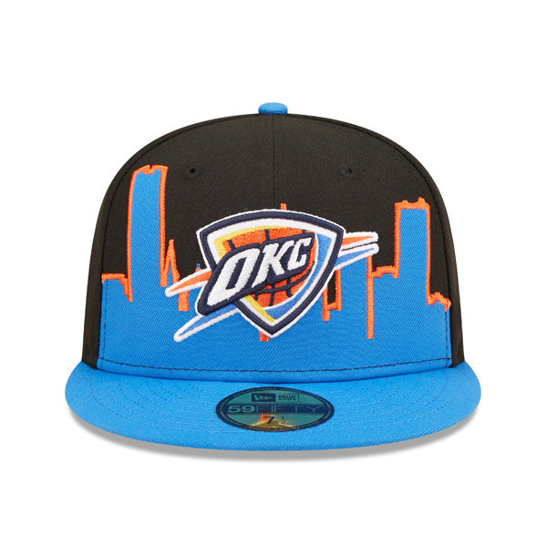 Oklahoma City Thunder New Era 2022 NBA Tip-Off 59FIFTY Fitted Hat -Blue/Black