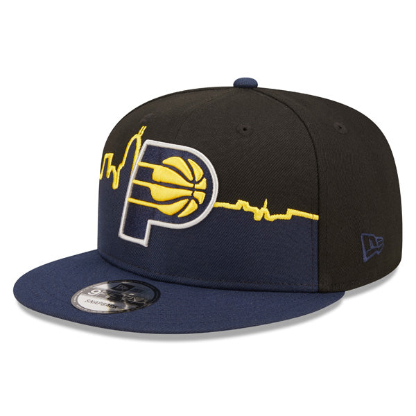 Indiana Pacers New Era NBA 2022 Tip Off 9FIFTY Snapback Hat –Navy/Yellow