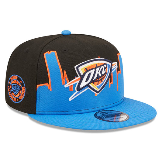 Oklahoma City Thuder New Era NBA 2022 Tip Off 9FIFTY Snapback Hat – Black/Blue