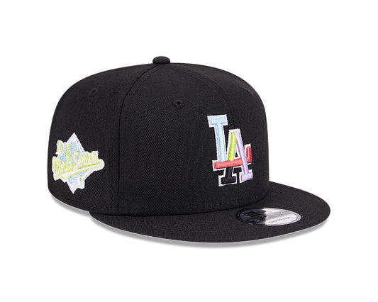 Los Angeles Dodgers 1988 World Series New Era SUPER PACK 9Fifty Snapback Hat - Black/Multi-Color