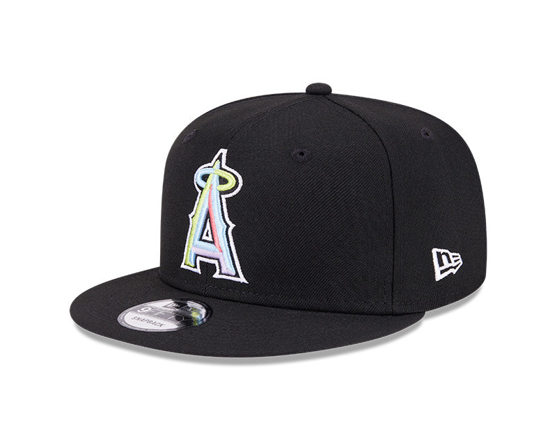 Los Angeles Angels 2002 World Series New Era SUPER PACK 9Fifty Snapback Hat - Black/Multi-Color