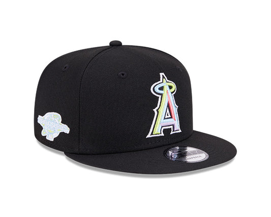 Los Angeles Angels 2002 World Series New Era SUPER PACK 9Fifty Snapback Hat - Black/Multi-Color