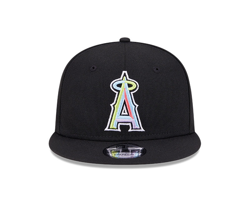 Los Angeles Angels 2002 World Series New Era SUPER PACK 9Fifty Snapback Hat - Black/Multi-Color