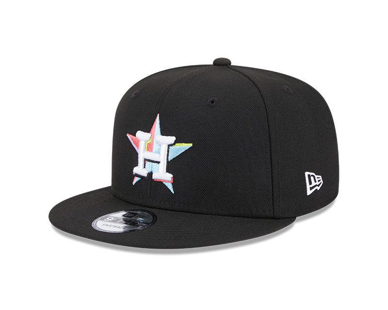 Houston Astros 2001 World Series New Era SUPER PACK 9Fifty Snapback Hat - Black/Multi-Color