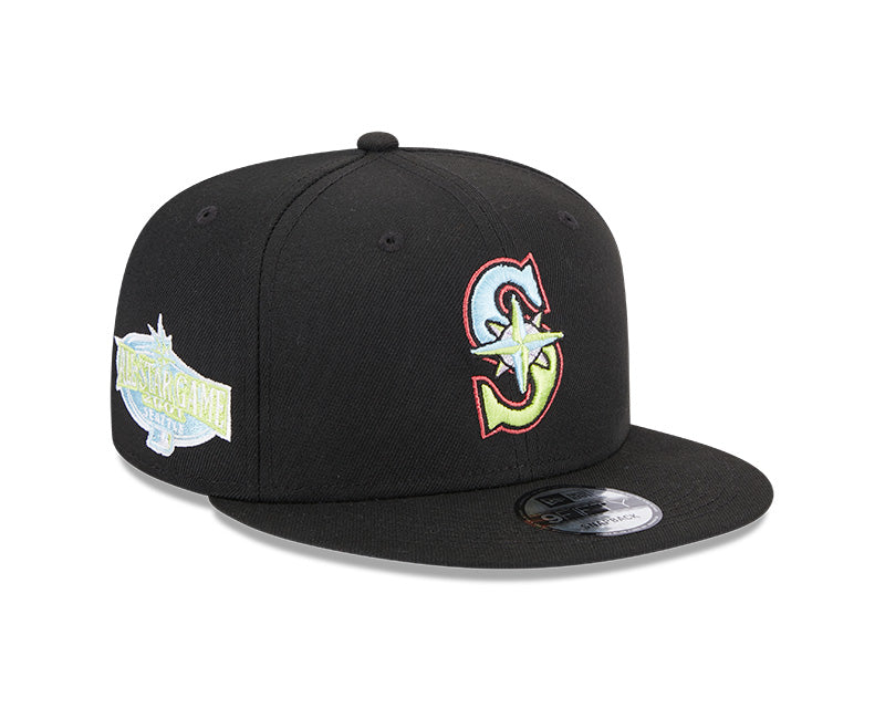 Seattle Mariners 2001 World Series New Era SUPER PACK 9Fifty Snapback Hat - Black/Multi-Color