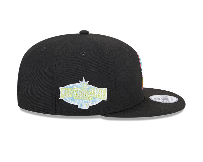 Seattle Mariners 2001 World Series New Era SUPER PACK 9Fifty Snapback Hat - Black/Multi-Color