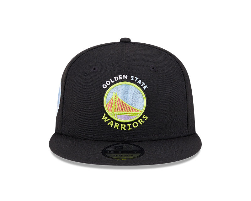Golden State Warriors New Era SUPER PACK 9Fifty Snapback Hat - Black/Multi-Color
