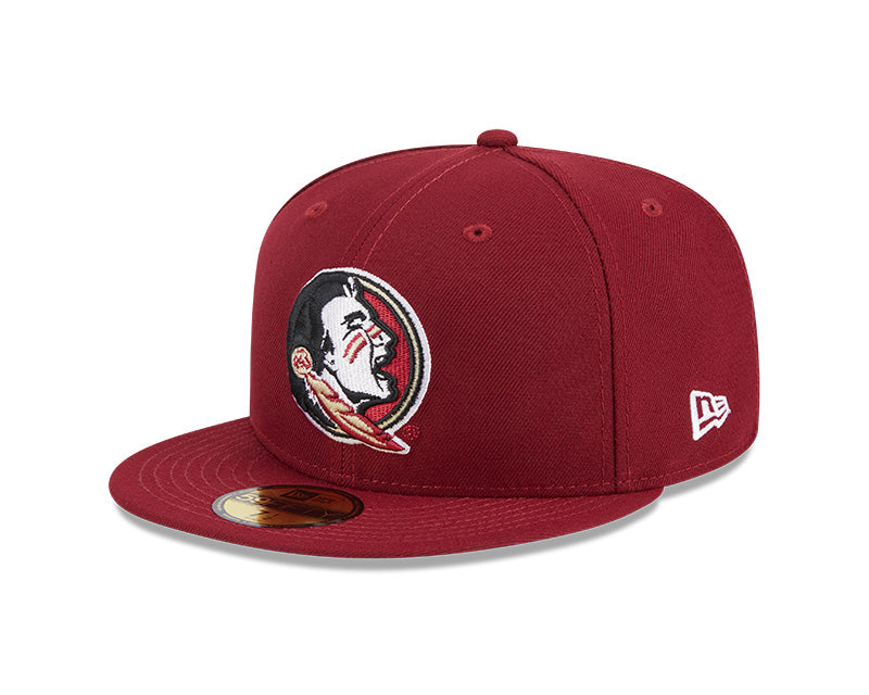 Florida State Seminoles New Era NCAA SIDE HIT 59Fifty Fitted Hat - Garnet