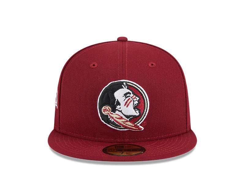 Florida State Seminoles New Era NCAA SIDE HIT 59Fifty Fitted Hat - Garnet