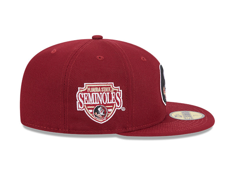 Florida State Seminoles New Era NCAA SIDE HIT 59Fifty Fitted Hat - Garnet