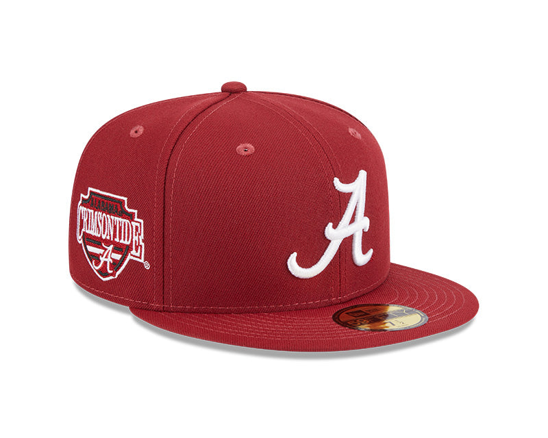 Alabama Crimson Tide New Era NCAA SIDE HIT 59Fifty Fitted Hat - Crimson