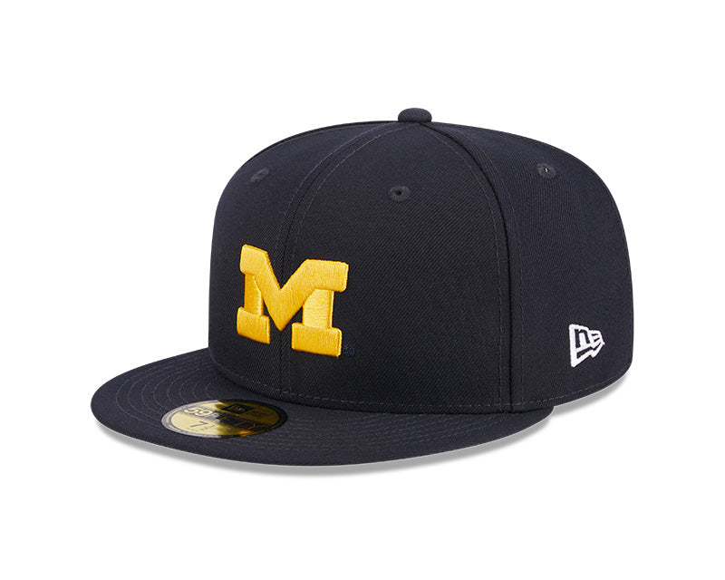 Michigan Wolverines New Era NCAA SIDE HIT 59Fifty Fitted Hat - Navy