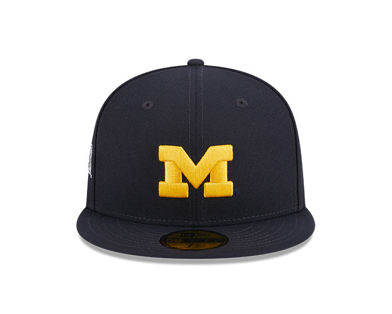 Michigan Wolverines New Era NCAA SIDE HIT 59Fifty Fitted Hat - Navy