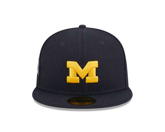 Michigan Wolverines New Era NCAA SIDE HIT 59Fifty Fitted Hat - Navy