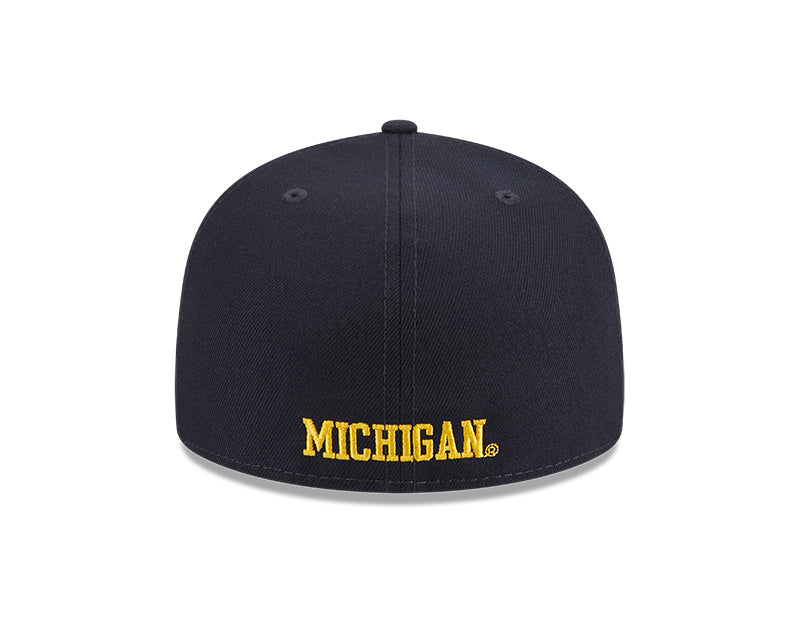 Michigan Wolverines New Era NCAA SIDE HIT 59Fifty Fitted Hat - Navy